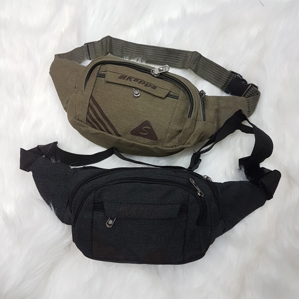 [CÓ VIDEO THẬT]Túi đeo bụng vải bố | BigBuy360 - bigbuy360.vn