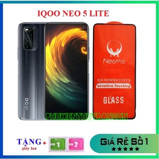 Kính cường lực full màn Vivo iQOO Neo5 Lite tặng kèm keo chống hở mép
