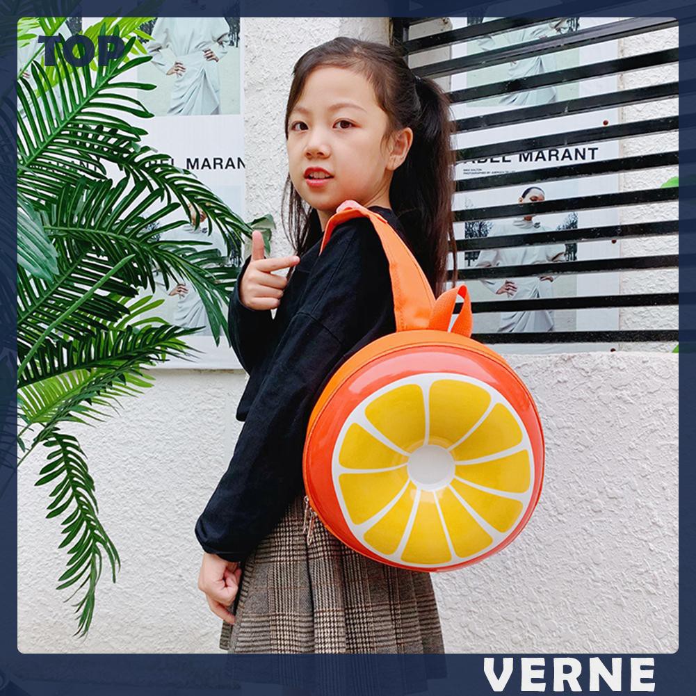 Balo hình hoa quả siêu xinh cho bé - cặp đi học hình trái cây dễ thương