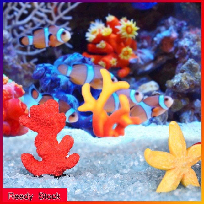 San Hô Giả Nhiều Màu Trang Trí Bể Cá