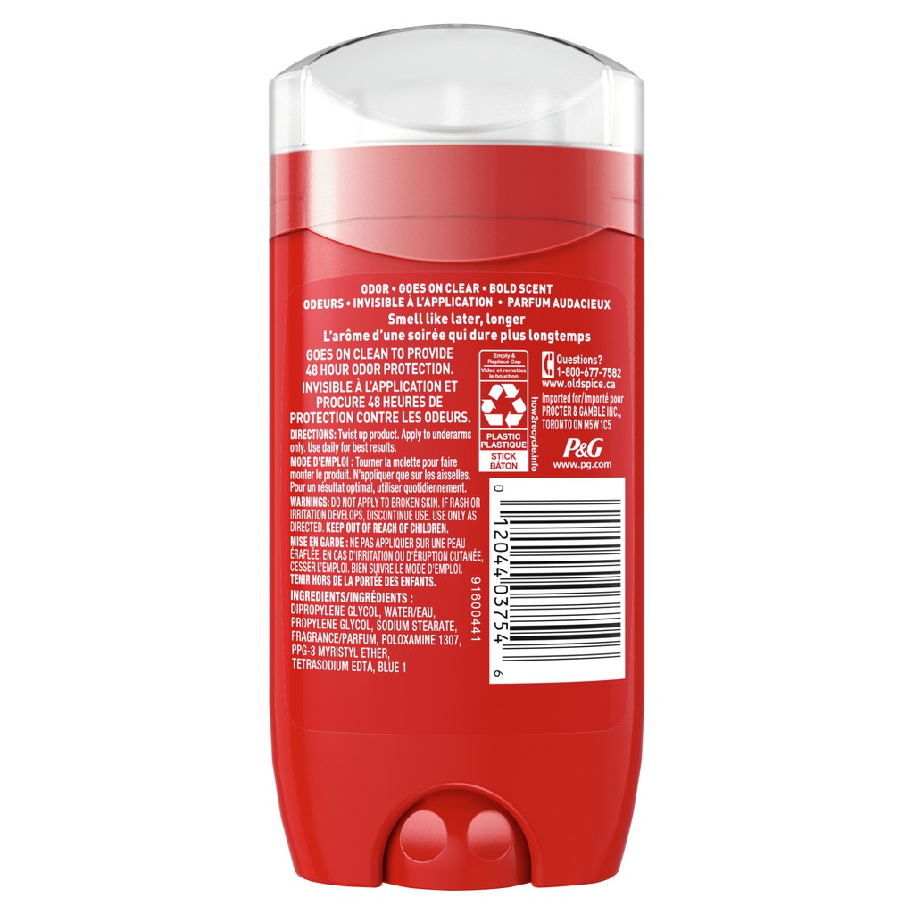 [Hàng AUTH] Lăn Sáp Khử Mùi Nam Old Spice Red Collection After Hour 85Gr