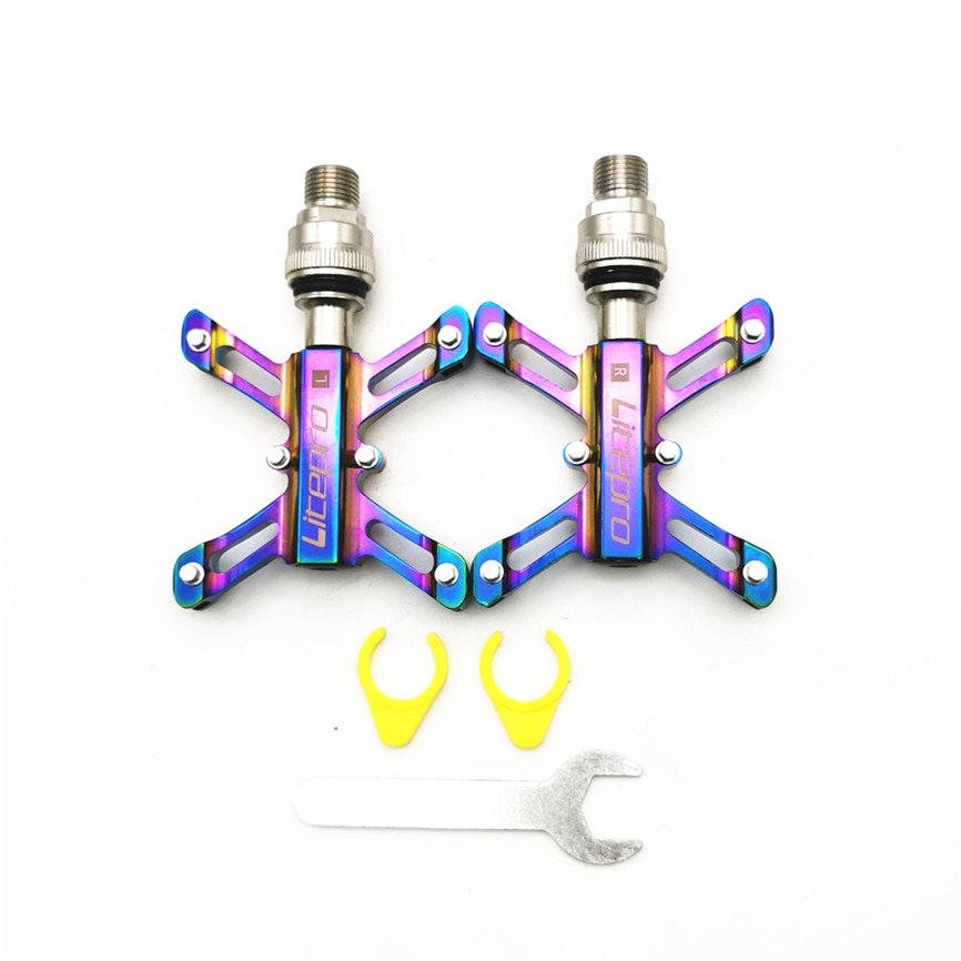 Pê Đan Xe Đạp Bằng Hợp Kim Nhôm Siêu Nhẹ Tháo Gỡ Nhanh Tiện Dụng Cho Brompton