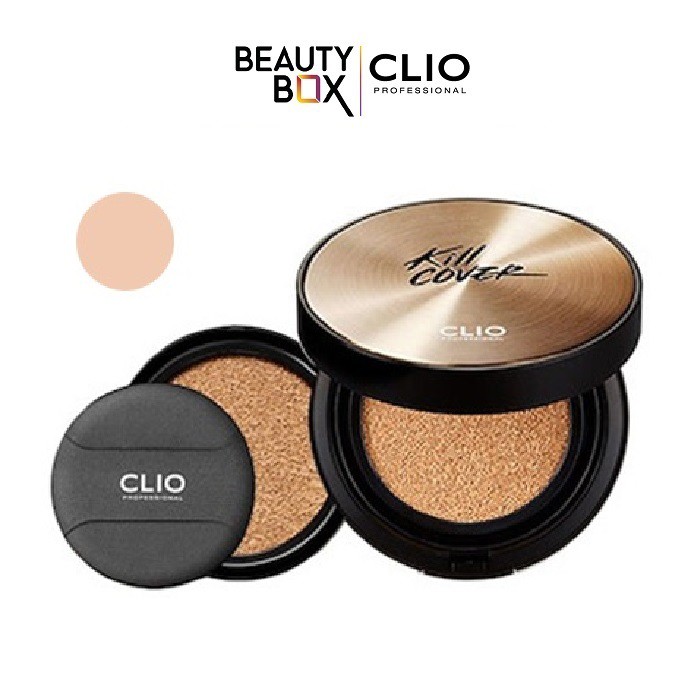 Phấn Nước Trang Điểm Đa Năng Clio Kill Cover Ampoule Cushion Set 15gx2