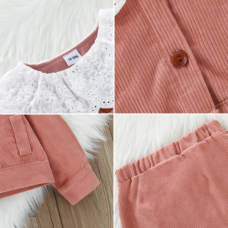 Đầm Xòe Cổ Búp Bê Xinh Xắn Cho Bé Gái Pekku