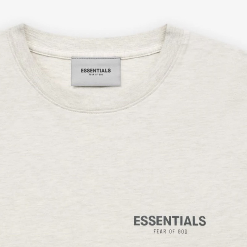 [Chính Hãng ] Áo Thun Xám Trắng Cao Cấp Essential x Fear Of God SS 2021