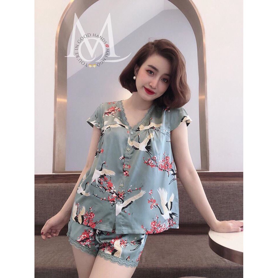 KAKANN SALE Bộ Pijama Đùi Lụa Tơ Non Cao Cấp (Hàng Xuất xịn) 11 2 KAKA | BigBuy360 - bigbuy360.vn