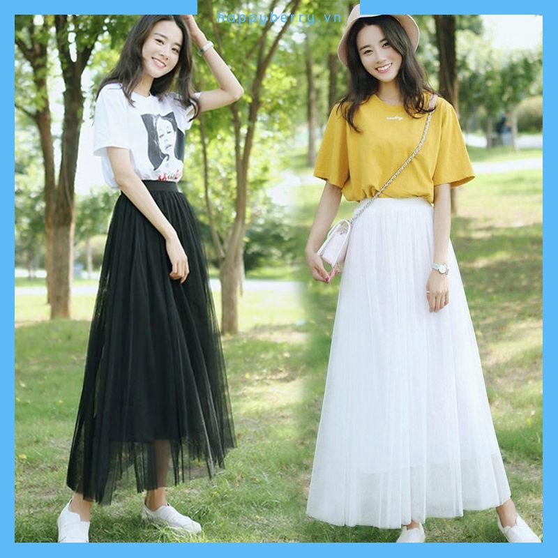 Chân Váy Nữ Dáng Chữ A Xếp Ly Thời Trang