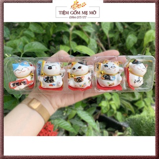 Set 5 mèo thần tài Maneki-Neko