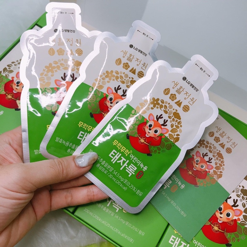 ( CHÍNH HÃNG) Hồng Sâm Baby Thái Tử XANH Hàn Quốc - Phát triển tăng đề kháng toàn diện cho bé từ 12m+