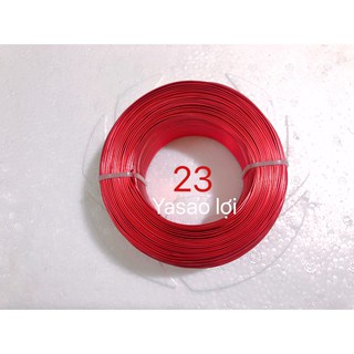 Dây nhôm mạ màu làm bonsai handmade, cuộn 0,5kg size 1mm