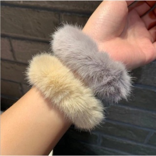 Dây cột tóc Scrunchies vải lông mềm