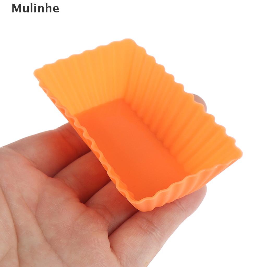 12 Khuôn Silicone Tạo Hình Làm Bánh Muffin Hình 3d