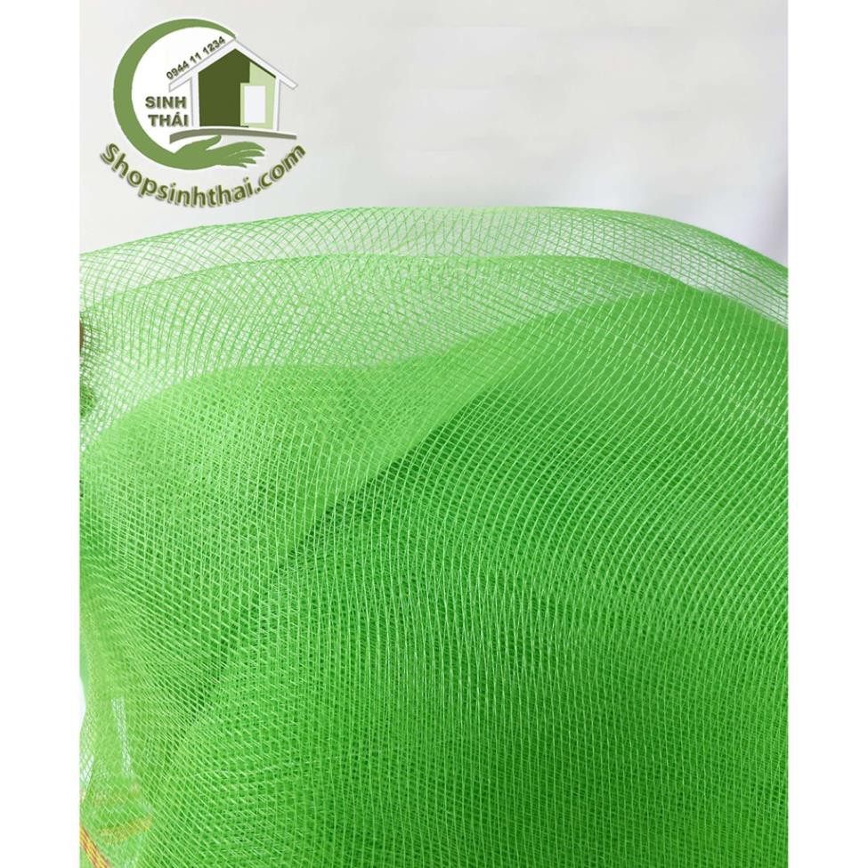 Lưới bảo vệ cây trồng, chống côn trùng  lưới chống muỗi, che chắn công trình, chắn bụi - màu xanh lá