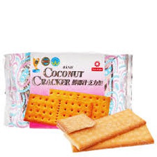Bánh quy phủ đường Coconut Baobing gói 180g (Bánh quy bao bạc vuông)