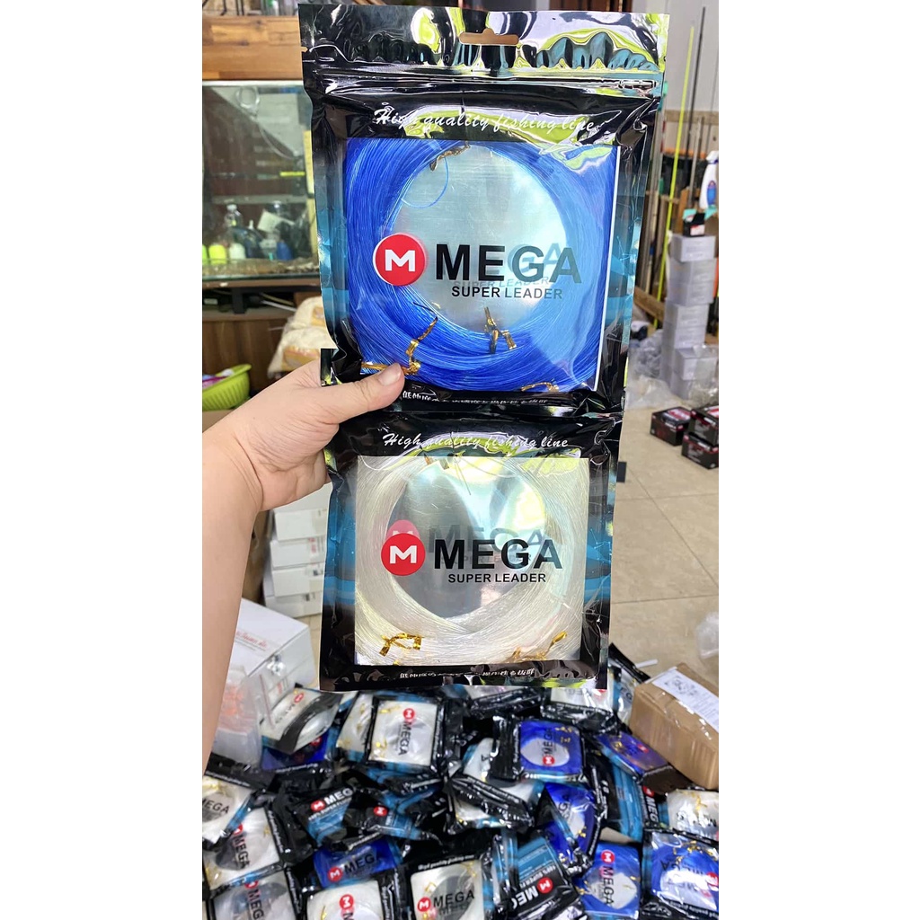 CƯỚC FLOURCARBON MEGA LÀM LEADER, CHÙM NHO CÂU CÁ NHẬT