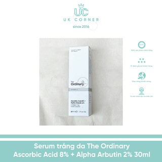 [Bill UK]  Serum trắng da The Ordinary Ascorbic Acid 8% + Alpha Arbutin 2%