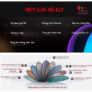 Mắt kính nam đẹp Perfe-03 phân cực cá tính