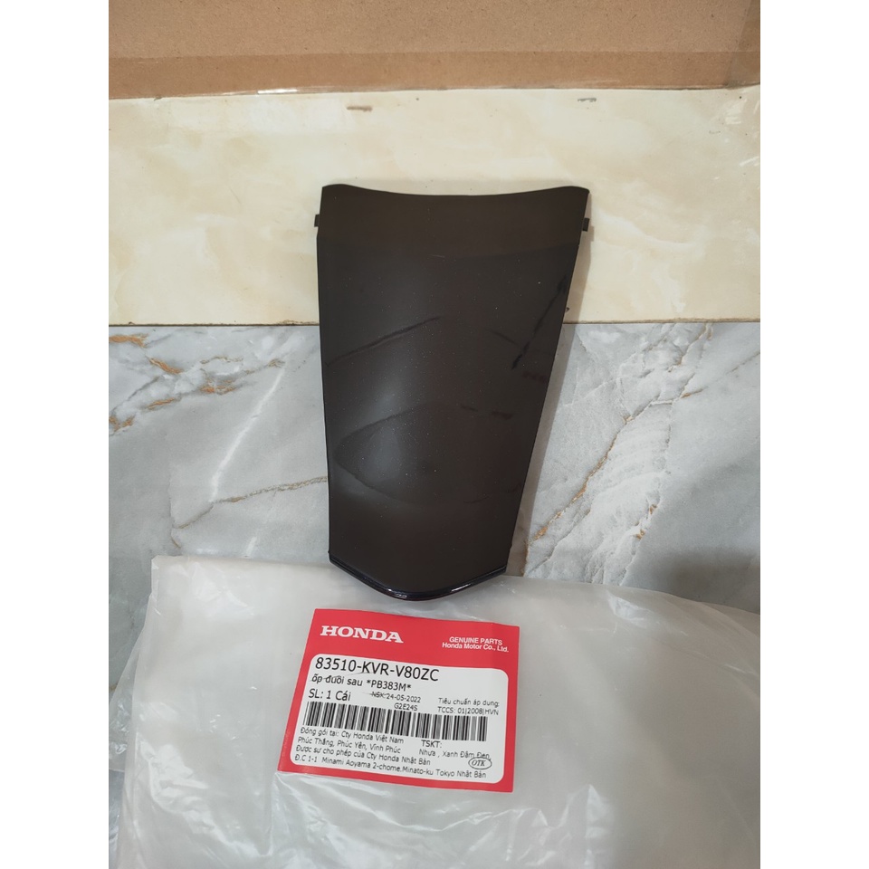 Ốp đuôi sau - mui rùa HONDA WAVE RSX100 năm 2008 màu Đen. *PB-383M* 83510KVRV80ZC