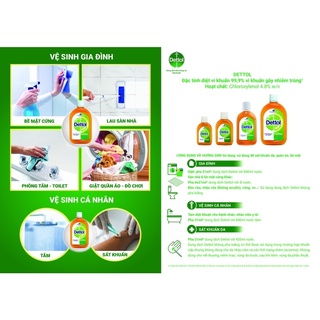 (QUÀ TẶNG KÈM)Dung dịch sát khuẩn Dettol 250ml