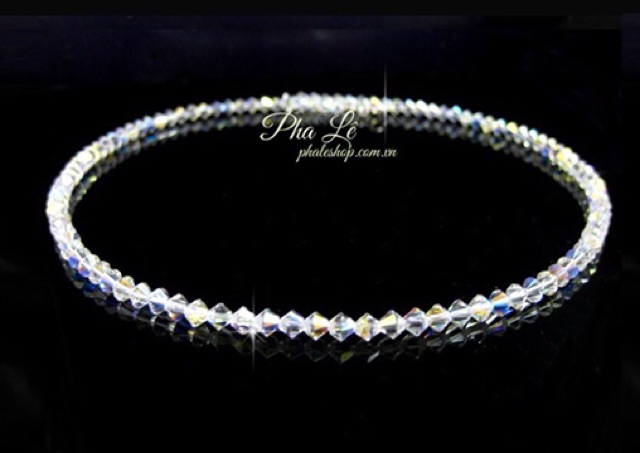 Vòng Cổ Pha Lê Nón Nhọn S04mm Được Thiết Kế Từ Pha Lê Swarovski