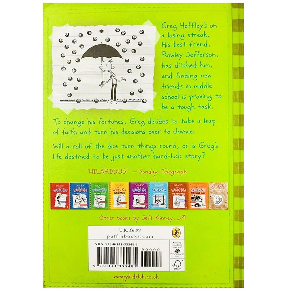 Sách Ngoại Văn - Diary of a Wimpy Kid Book 8: Hard Luck