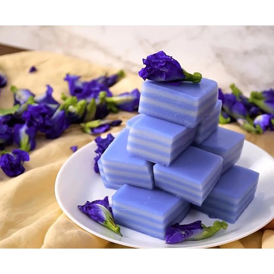 Trà hoa đậu biếc, dùng tạo màu tự nhiên cho thực phẩm, (Gói 25g, 50g,100g), giúp thanh nhiệt, tốt cho sức khỏe