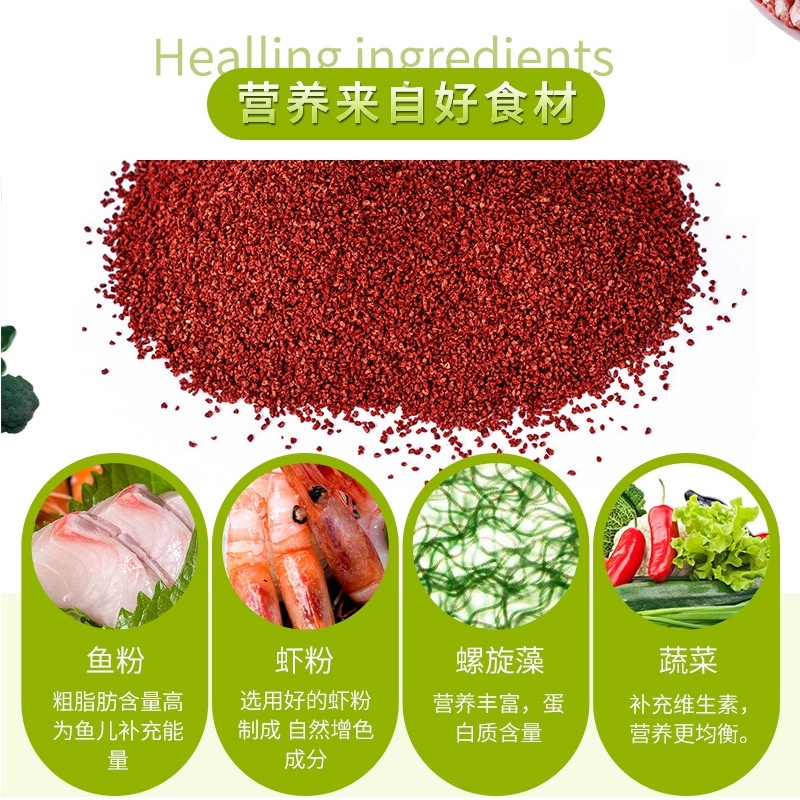 Thức ăn BIOZYM tăng màu cá neon, 7 màu, phượng hoàng  cao cấp - Cám các dòng cá nhiệt đới  -shopleo