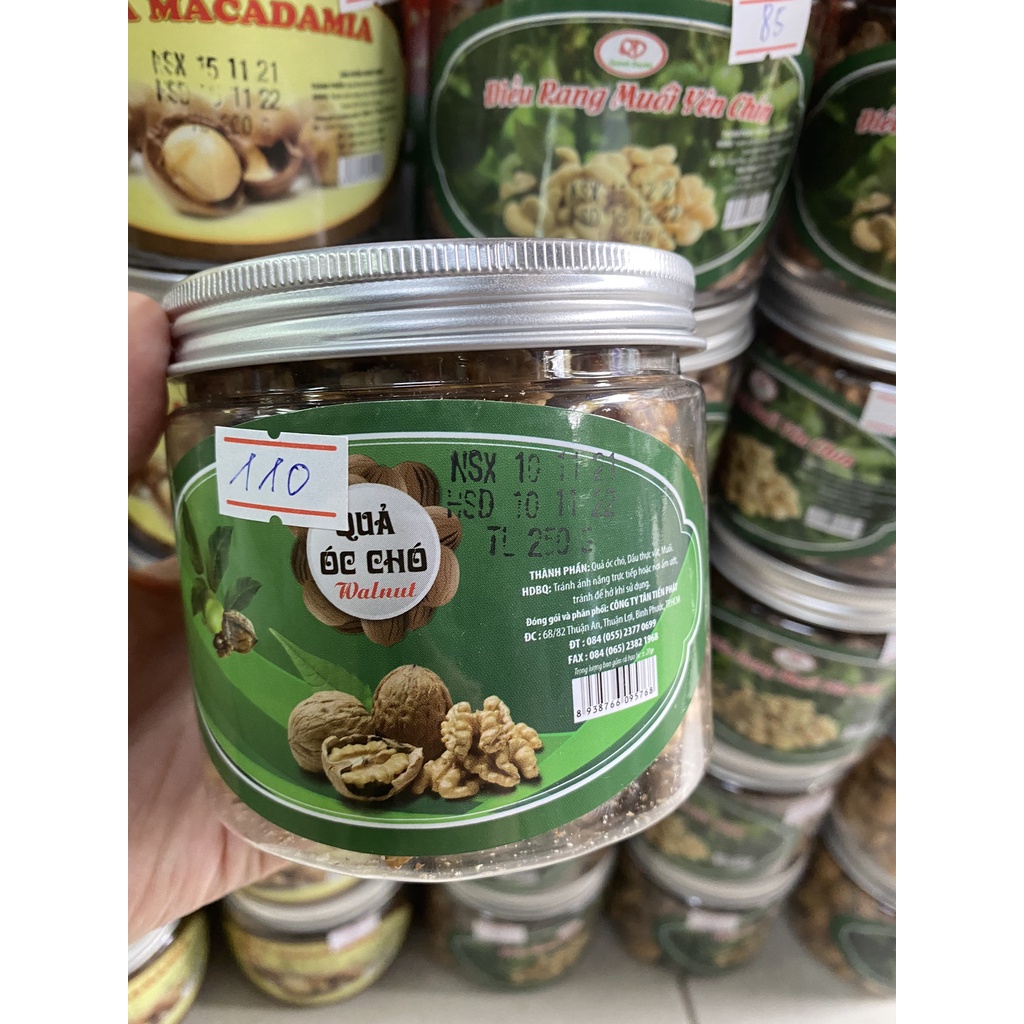 Quả óc chó hộp 250g