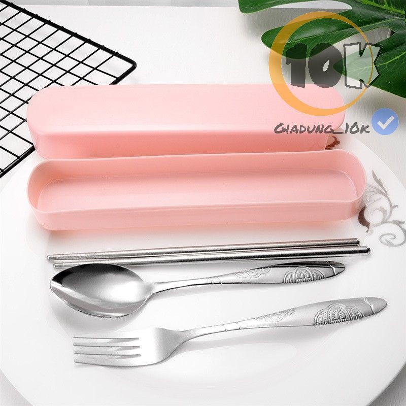 [Bộ thìa đũa] ăn văn phòng, đi du lịch (Mm4)