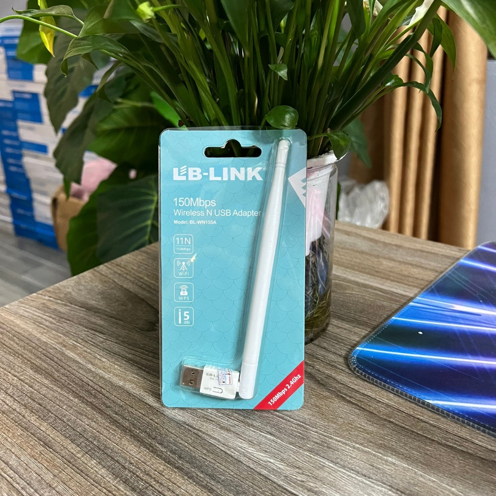 Usb thu wifi cho laptop pc Lblink có râu và không râu nhỏ gọn tiện lợi tốc độ 150Mbps bảo hành 12 tháng
