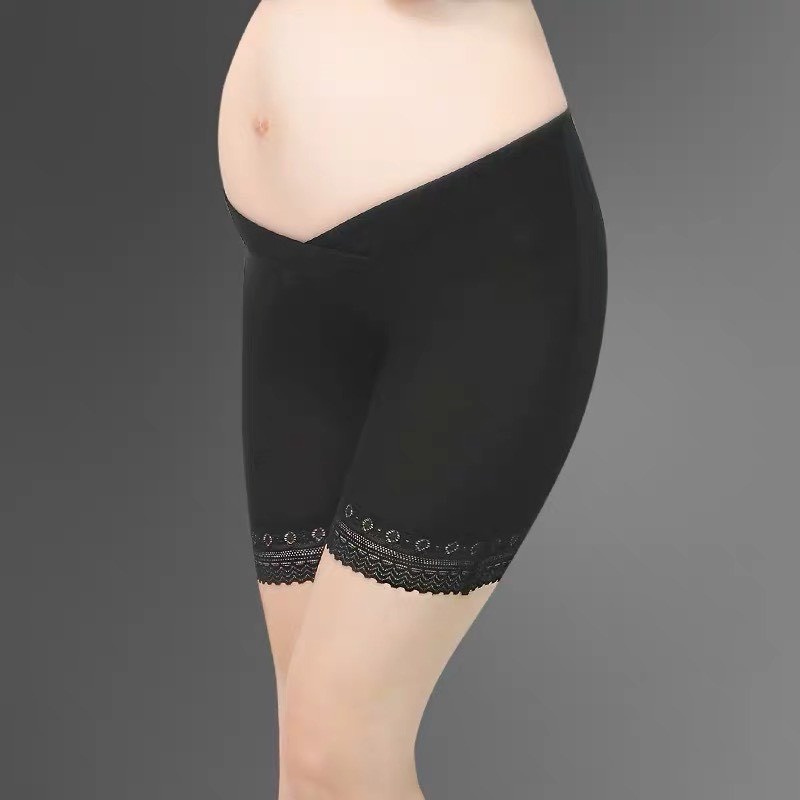 Quần Legging bầu cạp chéo, chất liệu cotton co giãn tốt, mỏng thoáng, phù hợp với mùa hè