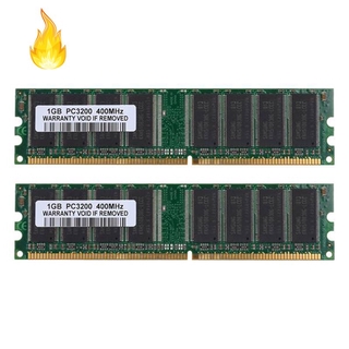 Bộ 2 Ram 1gb Ddr1-400Mhz Pc1-3200 184pin
