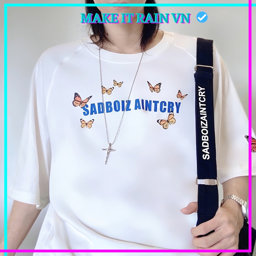 Áo Thun Tay Lỡ Unisex SAD.DREAMY Make It Rain VN, Áo Phông Nam Nữ Form Rộng, có hình ảnh video thật A72