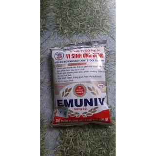 Chế Phẩm Vi Sinh Xử Lý Phế Thải Hữu Cơ EMUNIV (Dạng Bột) gói / 200gr