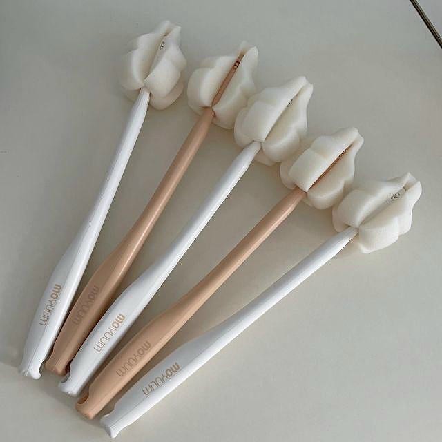 Set cọ rửa bình và núm ti Silicon Moyuum Hàn Quốc