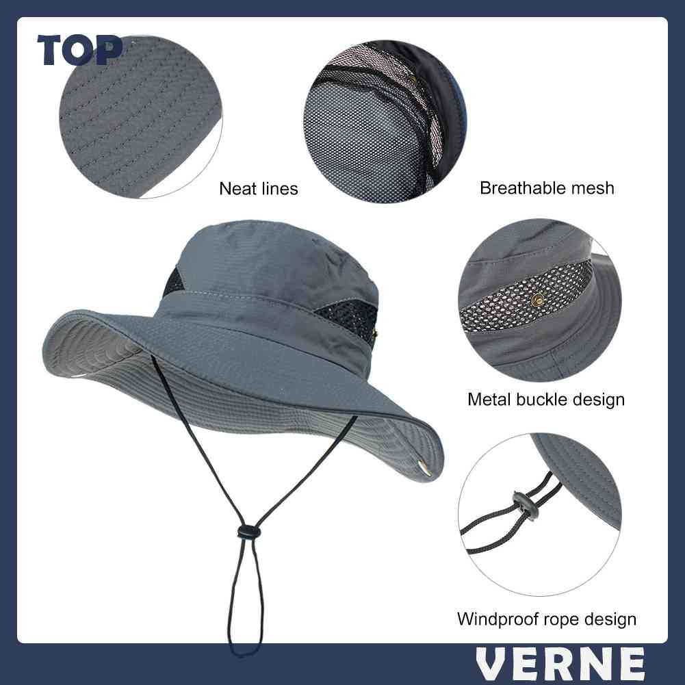 Mũ Bucket Câu Cá / Leo Núi / Thể Thao Ngoài Trời Dành Cho Nam Và Nữ VERNE