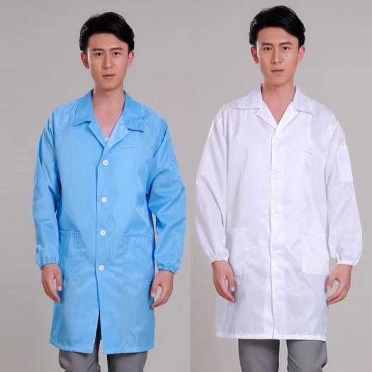 Áo phòng sạch chông tĩnh điện blouse giặt được nhiều lần