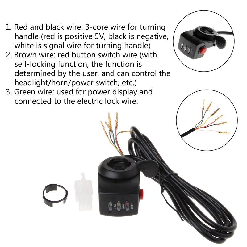 Bộ Điều Khiển Tốc Độ Xe Đạp Điện Tử Thiết Kế Dạng Xoắn Thông Dụng