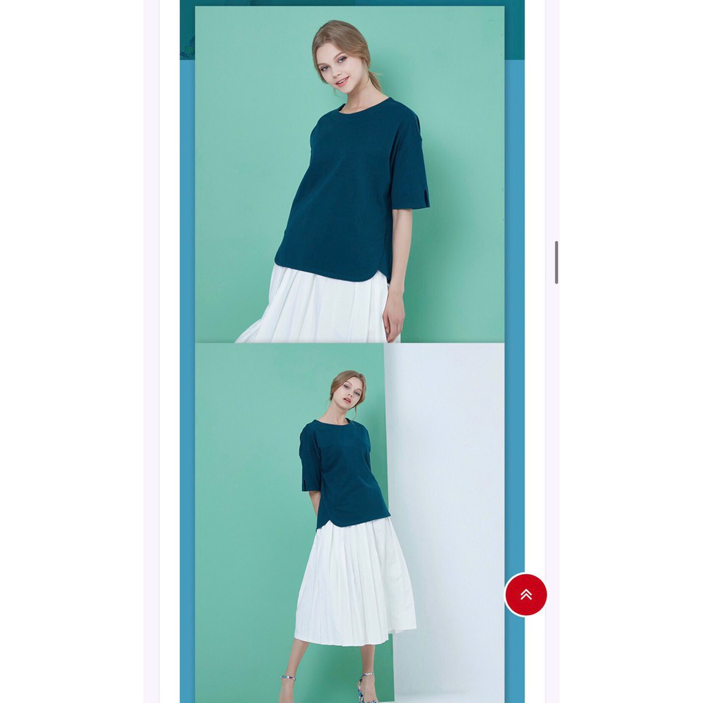 Áo Thun Nữ Phông cotton xuất Hàn Siêu phẩm mùa hè mềm mát phong cách Hàn Quốc nhiều màu dễ mix XanhHouse