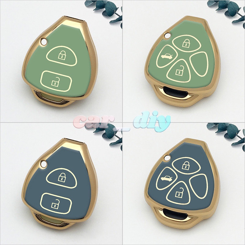 Vỏ Chìa Khóa Điều Khiển Từ Xa 2 / 3 / 4 Nút Cho Xe Hơi Toyota Auris HiLux Corolla Fortuner Prado Verso Camry Reiz Yaris Vitz Vios Rav4 Ractis