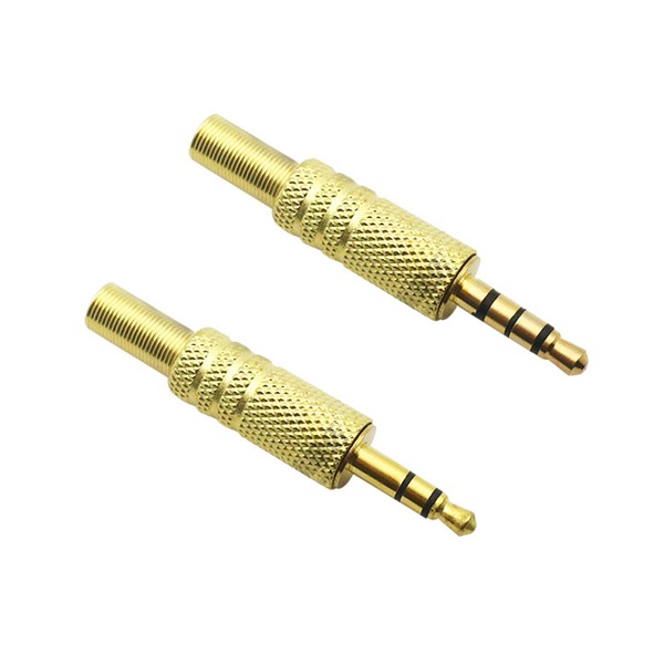 Đầu Jack Audio 3.5mm Mạ Vàng