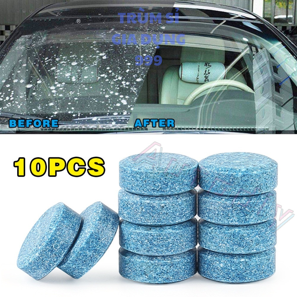 Viên sủi vệ sinh kính chắn gió xe hơi