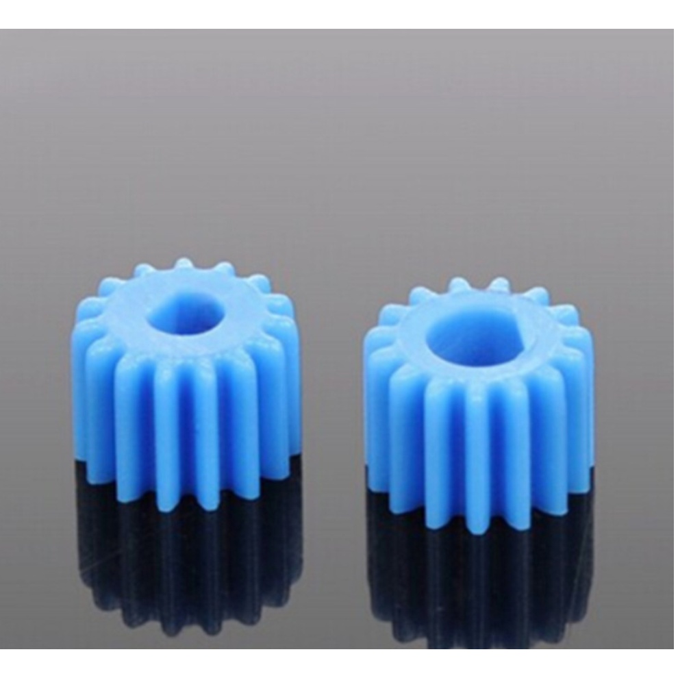 Bánh răng nhựa 12 - 15 răng lỗ D trục 3mm 4mm cho động cơ giảm tốc,giá bán lẻ 1 cái