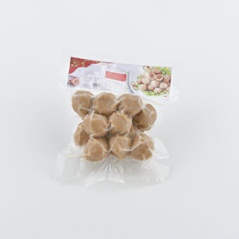 Viên nhân sốt Bò (hương vị Đài Loan) gói 250gr [Giao hỏa tốc khu vực tpHCM]