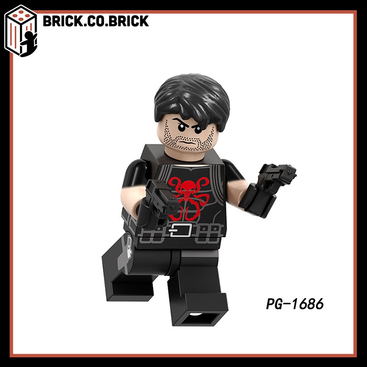 Hydra Steve Rogers Viper Punisher Deadpool Đồ Chơi Lắp Ráp Non LEGO Super Hero Mô Hình Siêu Anh Hùng PG8191