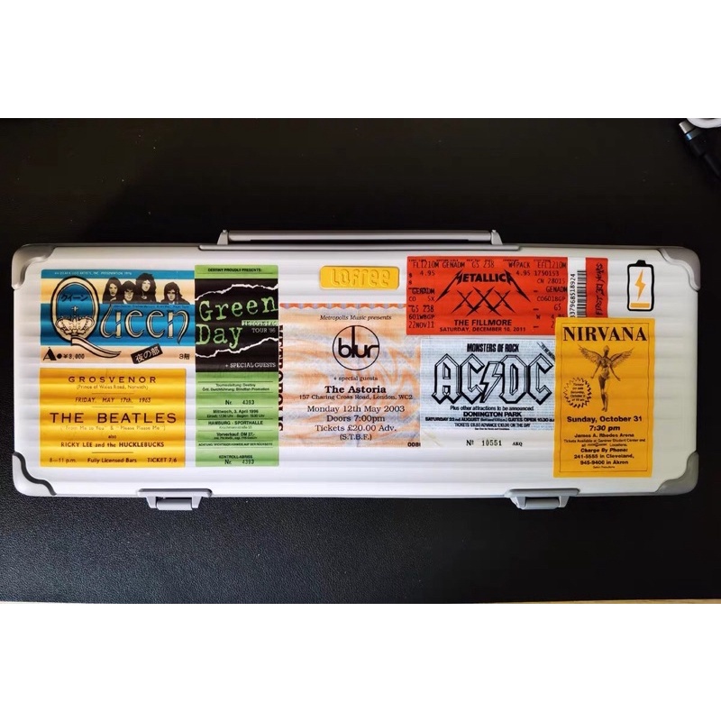 Bàn phím cơ không dây Lofree Wanderfree phong cách retro chính hãng, có hộp đựng bàn phím cá tính và tặng kèm sticker