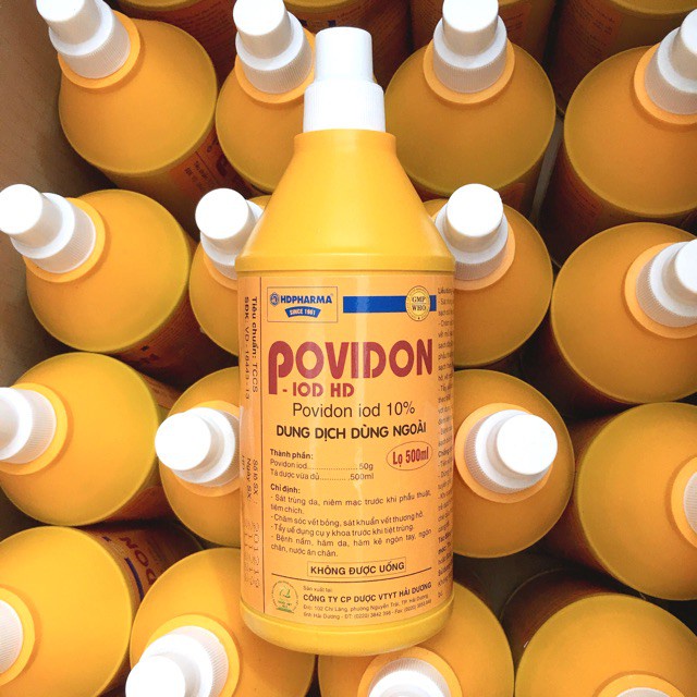 Cồn vàng/ Cồn iod Povidone Iodine 10%