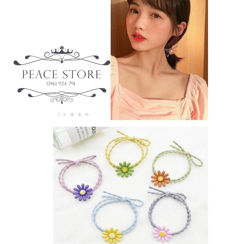 CỘT TÓC HOA CÚC CT03 🌼 FREESHIP 🌼