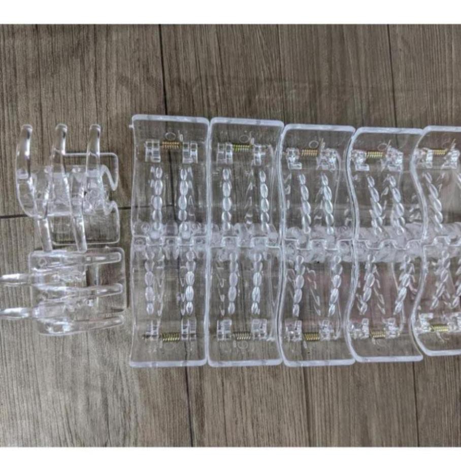 KẸP TÓC CÀNG CUA TRONG SUỐT 5 RĂNG