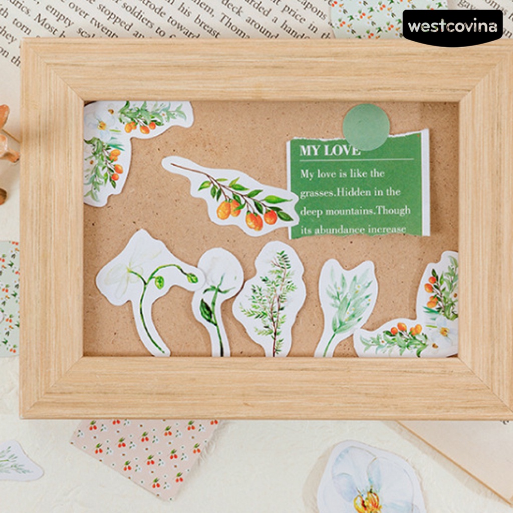 [Hot]✍1 Hộp Nhãn Dán Hình Bông Hoa Trang Trí Văn Phòng Phẩm